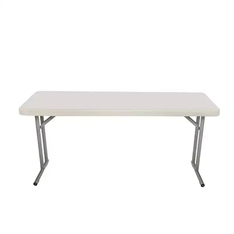 Tavolo banchetto pieghevole per seminari resistente 45x150 cm grigio puntinato - Hampden Furnishings: antigraffio, resistente al calore, portata 317 kg