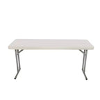 Tavolo banchetto pieghevole per seminari resistente 45x150 cm grigio puntinato - Hampden Furnishings: antigraffio, resistente al calore, portata 317 kg