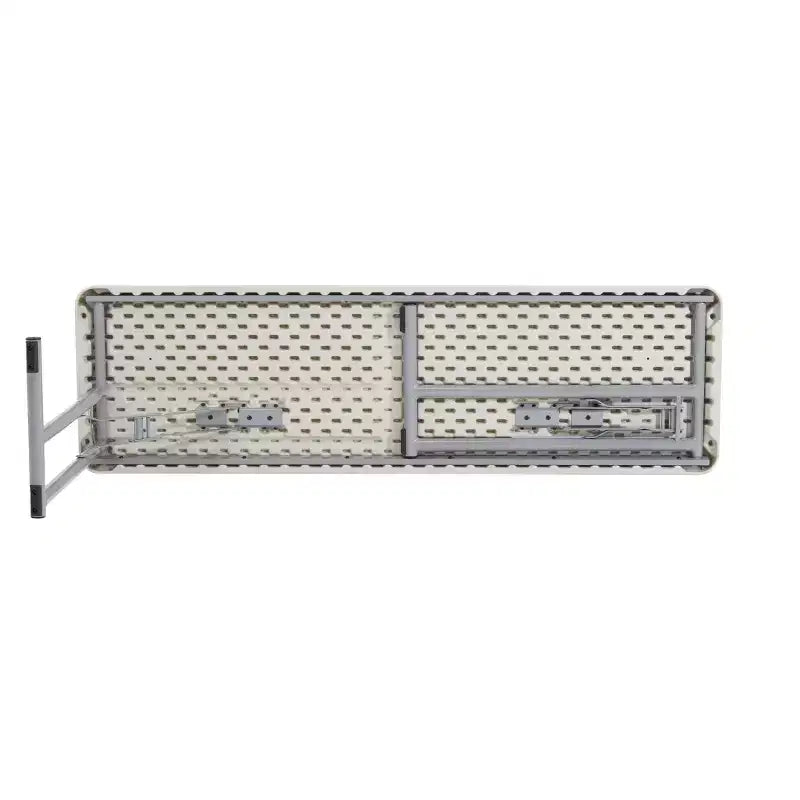 Tavolo banchetto pieghevole per seminari resistente 45x150 cm grigio puntinato - Hampden Furnishings: antigraffio, resistente al calore, portata 317 kg