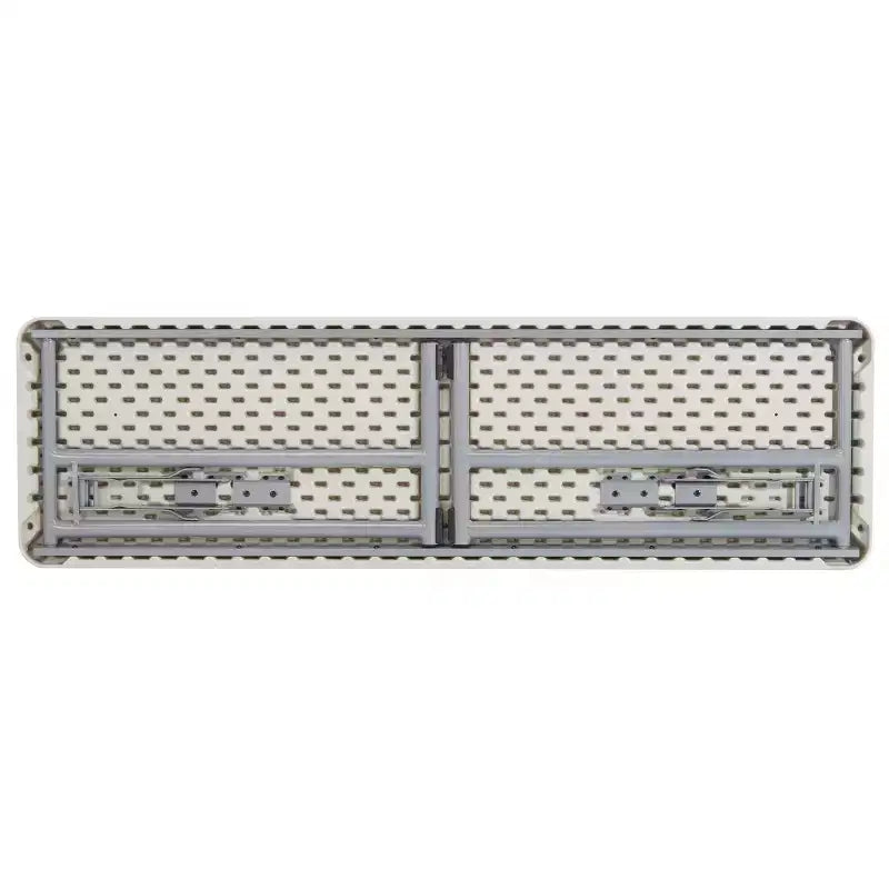 Tavolo banchetto pieghevole per seminari resistente 45x150 cm grigio puntinato - Hampden Furnishings: antigraffio, resistente al calore, portata 317 kg