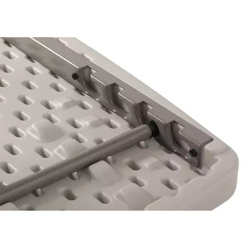 Tavolo da carte pieghevole personale regolabile in altezza 50x75 cm Grigio maculato - Hampden Furnishings: Robusto, compatto, facile da riporre