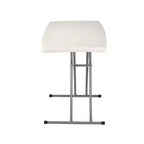 Tavolo da carte pieghevole personale regolabile in altezza 50x75 cm Grigio maculato - Hampden Furnishings: Robusto, compatto, facile da riporre