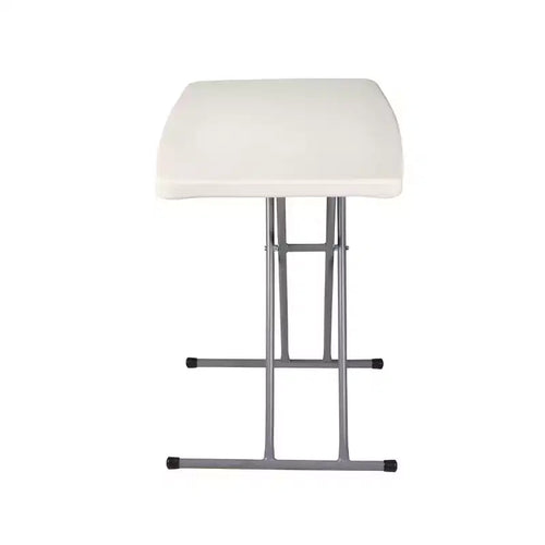 Tavolo da carte pieghevole personale regolabile in altezza 50x75 cm Grigio maculato - Hampden Furnishings: Robusto, compatto, facile da riporre
