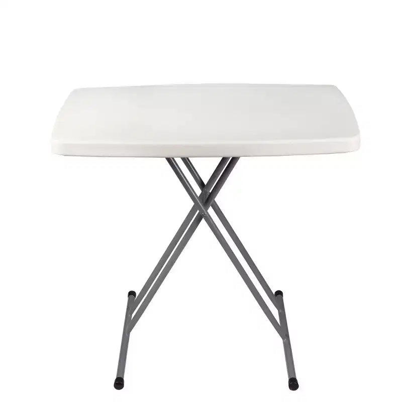 Tavolo da carte pieghevole personale regolabile in altezza 50x75 cm Grigio maculato - Hampden Furnishings: Robusto, compatto, facile da riporre