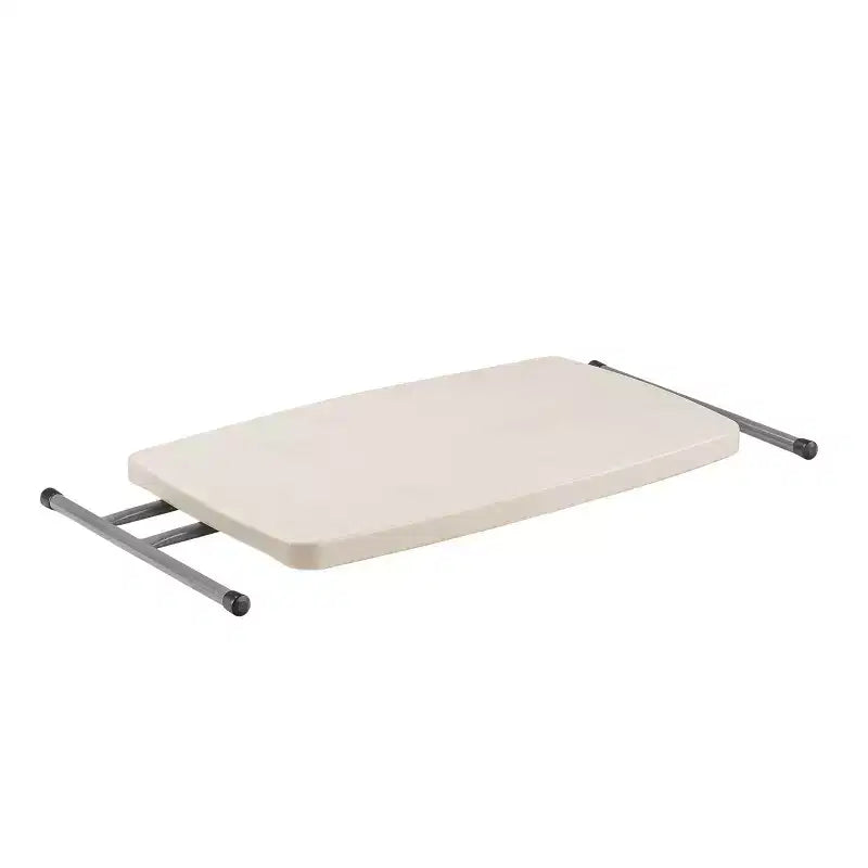 Tavolo da carte pieghevole personale regolabile in altezza 50x75 cm Grigio maculato - Hampden Furnishings: Robusto, compatto, facile da riporre