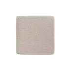 Sgabello da bar Cadmus 30" in rovere naturale Carolina Living: sedile imbottito, bordo in ottone anticato