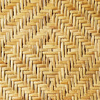 Sedia da pranzo Interlaken in rattan con seduta e schienale - Threshold™ designed with Studio McGee: Giallo Miele, Nessun assemblaggio richiesto
