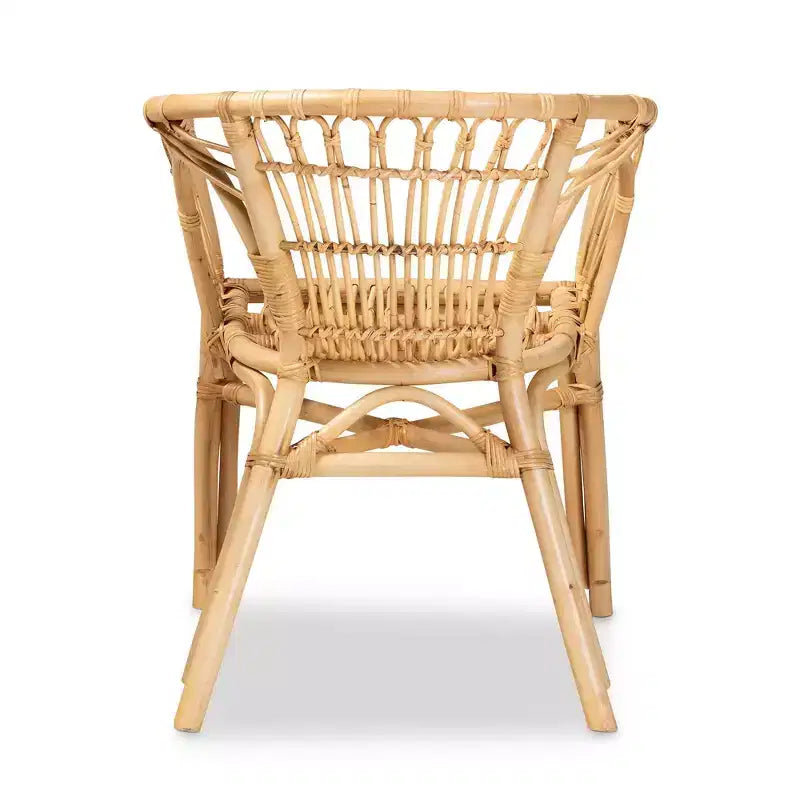 Sedia da pranzo Kaka Rattan Naturale/Marrone - bali & pari