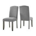 19" Set of 2 Emily Side Chairs White/Gray - Steve Silver Co.