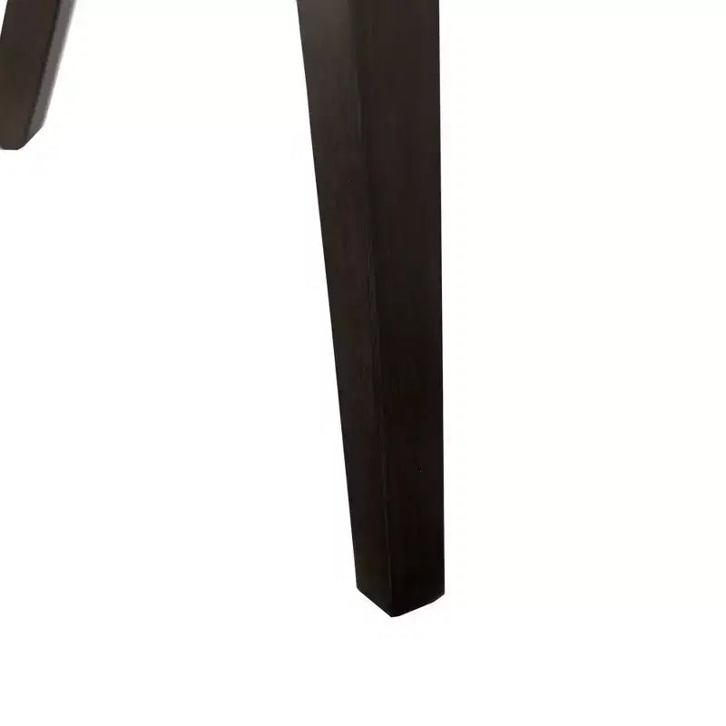 Set di 2 sedie da pranzo Shin Arm color cuoio: Imbottite, con borchie in bronzo, gambe in legno