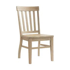 Set di 2 sedie Liam Slat Back Natural - Picket House Furnishings: Struttura in legno di gomma, non imbottite, capacità 136 kg