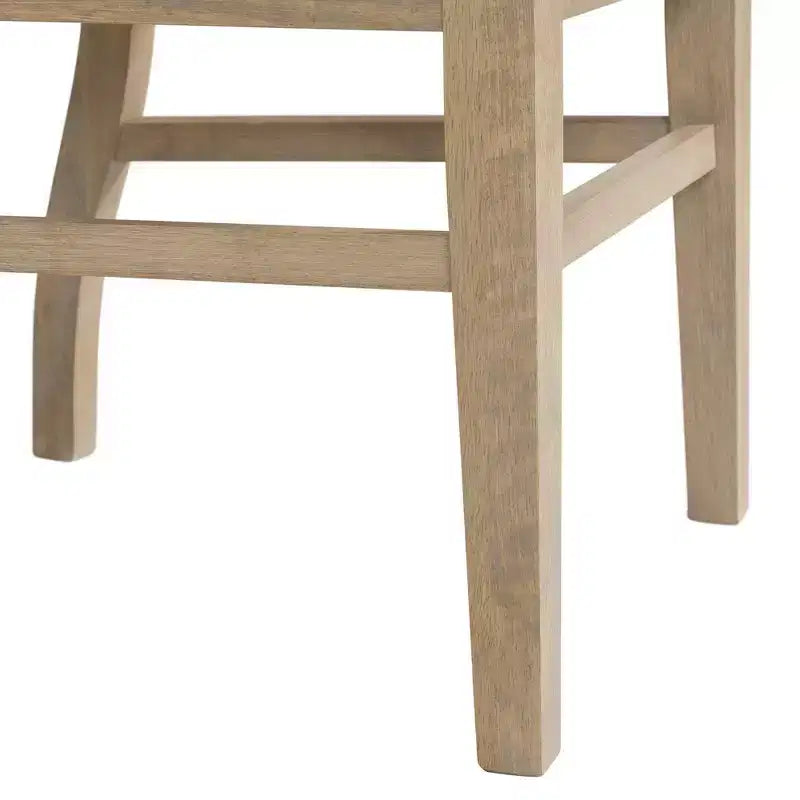 Set di 2 sedie Liam Slat Back Natural - Picket House Furnishings: Struttura in legno di gomma, non imbottite, capacità 136 kg