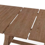 Set da pranzo Christopher Knight Home Charles da 7 pezzi, tavolo allungabile in legno rustico con sedie imbottite, colore naturale/beige