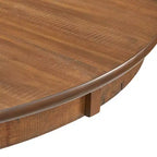Lifestorey Athens Farmhouse Tavolo da pranzo rotondo 42" Noce