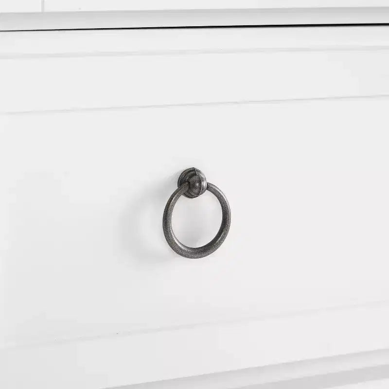 Winston Storage Pantry White - Crosley: Credenza alta a due ante, 5 ripiani, stile tradizionale