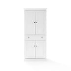Winston Storage Pantry White - Crosley: Credenza alta a due ante, 5 ripiani, stile tradizionale