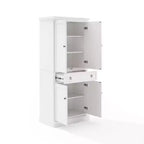 Winston Storage Pantry White - Crosley: Credenza alta a due ante, 5 ripiani, stile tradizionale