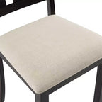 Set da pranzo allungabile 6 pezzi Hayden con panca e 4 sedie con schienale a doghe Ardesia - Crosley