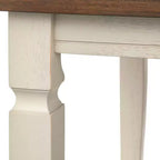 Buylateral Tavolo da pranzo a ribalta Maryland Farmhouse Noce/Bianco
