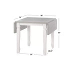 Buylateral Tavolo da pranzo a ribalta Maryland Farmhouse Noce/Bianco