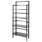 Winsome Aiden Bakers Rack Coffee: 4-Tier Storage, Wood Composite Shelves, Kitchen Organizer