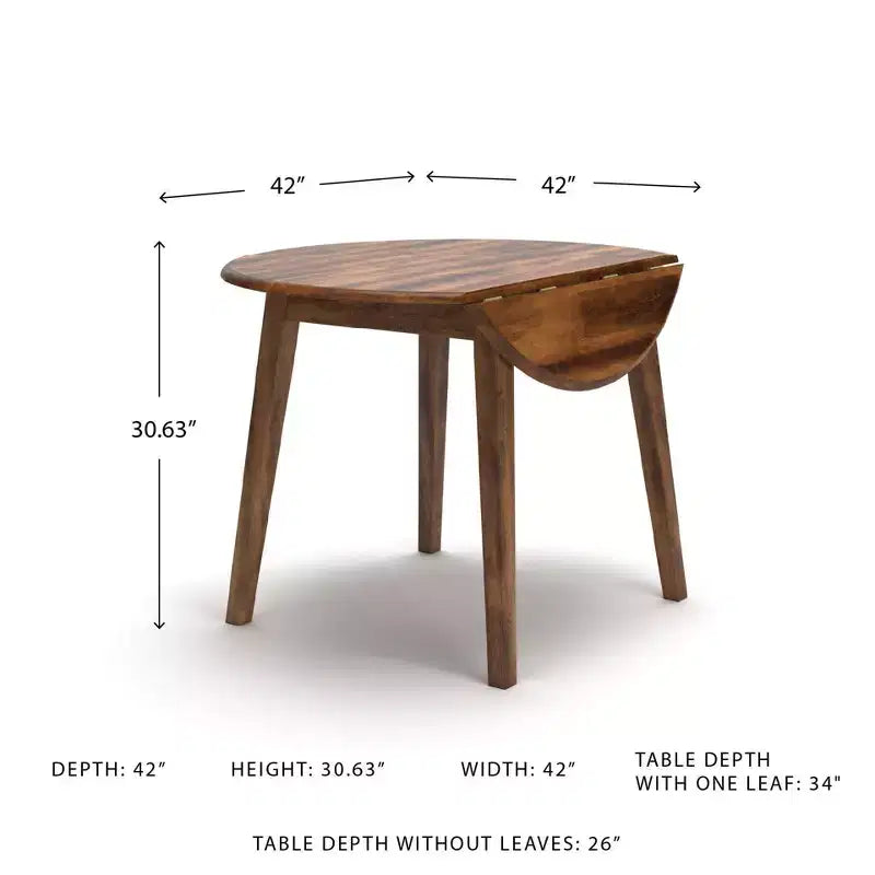 Tavolo da pranzo Berringer Drop Leaf marrone rustico - Ashley