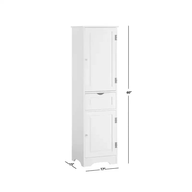 Buylateral Brighton mobiletto dispensa da cucina bianco