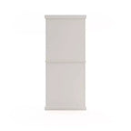 Nantucket Pantry Bianco Sporco - Homestyles: Mobile da cucina costiero nautico, Struttura in legno massello, Ripiani regolabili, Altezza 72"