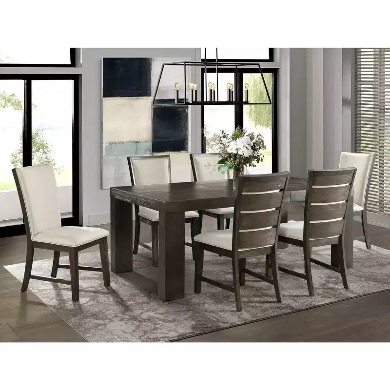 Tavolo da pranzo allungabile rettangolare Jasper Noce Tostato - Picket House Furnishings: Tavolo da cucina 6 posti, con ante a ribalta, stile transitorio
