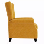 Pia Push Back Recliner con Schienale Reclinabile Giallo Senape - ProLounger