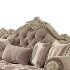 Acme Furniture Divano Ragenardus 95" Tessuto Grigio/Bianco Antico