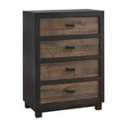 Camera da letto Queen Harrison in noce - Picket House Furnishings: include comodino e cassettiera