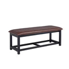 Powell Abrielle Pillow Top Bench Chestnut