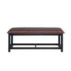 Powell Abrielle Panca con cuscino superiore Chestnut