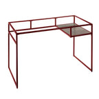 Scrivania Yasin Acme Furniture rosso/vetro
