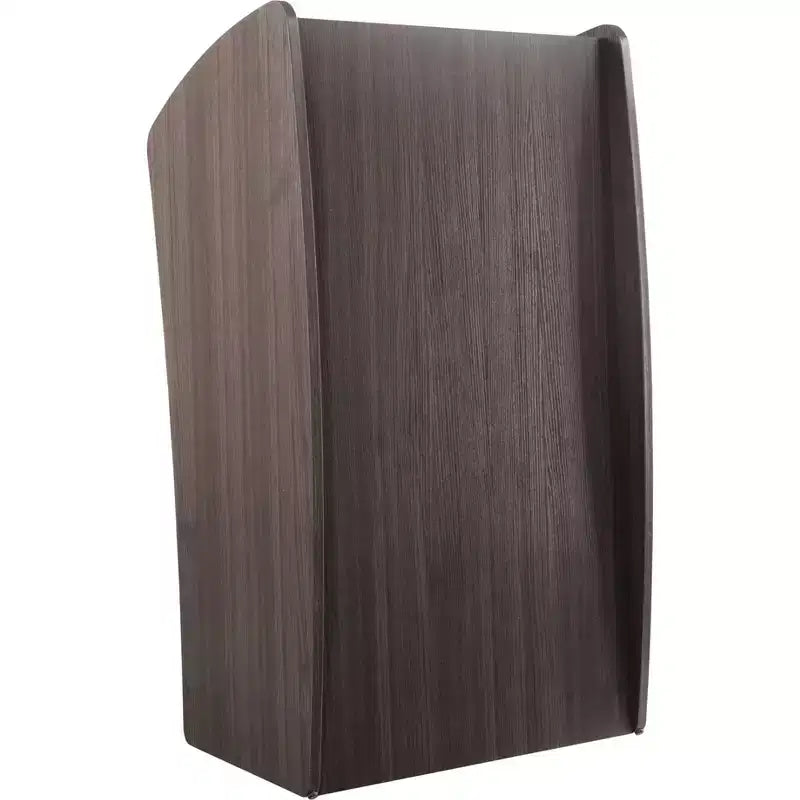Vision Lectern Lecture Podium Ribbonwood - Hampden Furnishings: Modern Style, MDF, Easy-Roll Casters