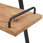 Libreria industriale 67" Morris A-Frame naturale/nero - Finch: Struttura in metallo, 3 ripiani