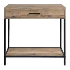 Tavolo da ingresso Quinton 30" Rovere recuperato - Arredamento OSP Home: Telaio in acciaio, Cassetto, Ripiano inferiore