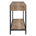 Tavolo da ingresso Quinton 30" Rovere recuperato - Arredamento OSP Home: Telaio in acciaio, Cassetto, Ripiano inferiore
