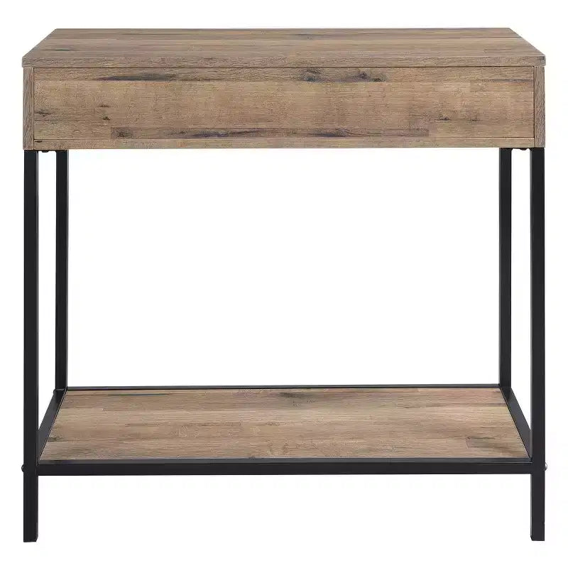 Tavolo da ingresso Quinton 30" Rovere recuperato - Arredamento OSP Home: Telaio in acciaio, Cassetto, Ripiano inferiore