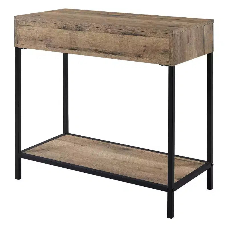 Tavolo da ingresso Quinton 30" Rovere recuperato - Arredamento OSP Home: Telaio in acciaio, Cassetto, Ripiano inferiore