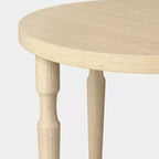 Tavolino in Legno Tornito con Ripiano Naturale - Threshold™