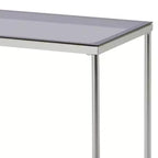 Tavolo consolle in vetro Adelrik di Acme Furniture con finitura cromata