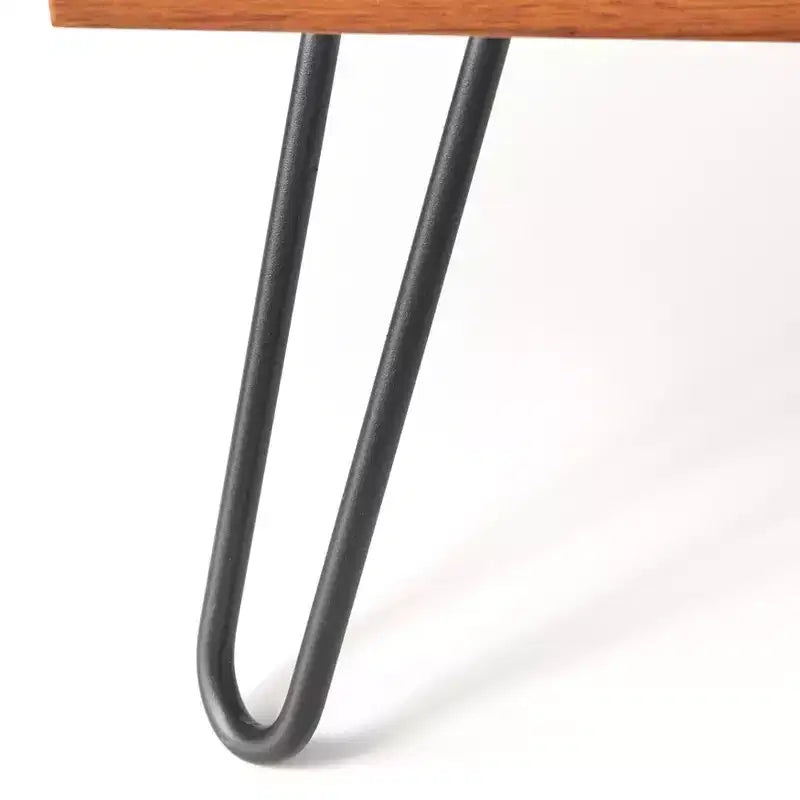 Tavolino da divano Lifestorey Alexandria a 1 cassetto color rovere: Tavolino con impiallacciatura in acacia e scomparto portaoggetti