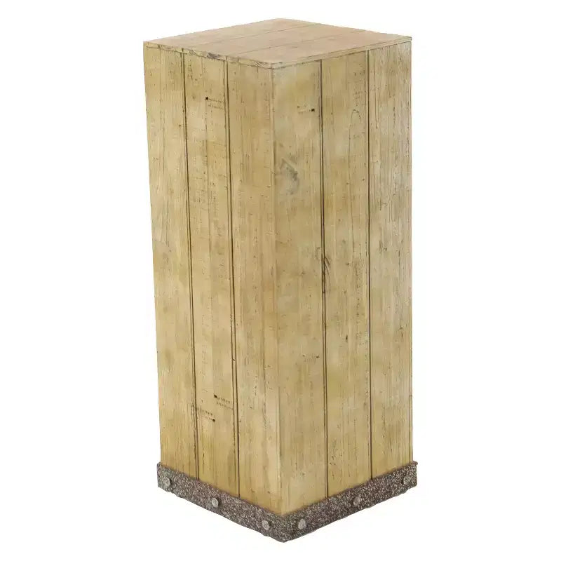 Tavolini d'appoggio quadrati in legno (set di 3) Natural - Olivia & May: Completamente assemblati, per uso interno