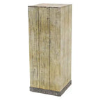 Tavolini d'appoggio quadrati in legno (set di 3) Natural - Olivia & May: Completamente assemblati, per uso interno