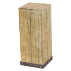 Tavolini d'appoggio quadrati in legno (set di 3) Natural - Olivia & May: Completamente assemblati, per uso interno