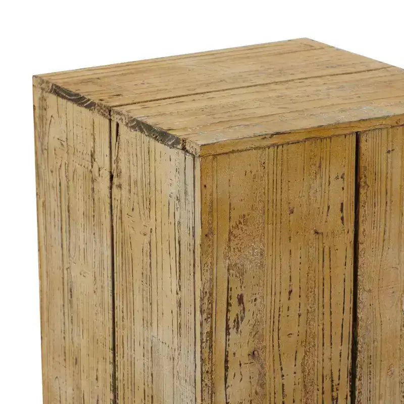 Tavolini d'appoggio quadrati in legno (set di 3) Natural - Olivia & May: Completamente assemblati, per uso interno