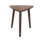 Modern Mango Wood Accent Table Dark Brown - Olivia & May: Compact, Splayed Legs, Indoor Use