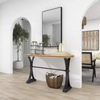 Consolle Industriale in Legno Marrone - Olivia & May